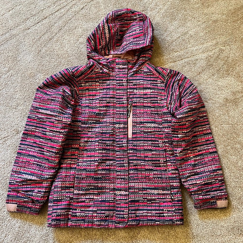 COLUMBIA Omni Heat Winter Ski Jacket Girls size S (7/8)